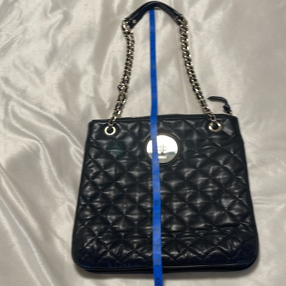 DKNY NEW buttery soft Genuine Quilted Leather  shoulder or crossbody bag - Picture 7 of 10